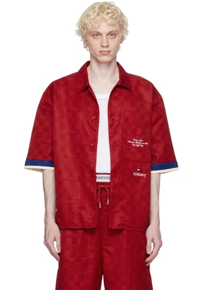 Tommy Jeans Red Checkerboard Shirt