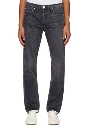 FRAME Gray 'The Straight' Jeans
