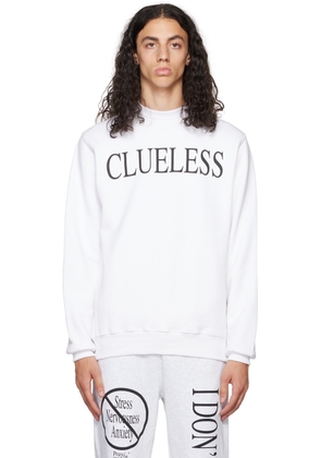 Praying White 'Clueless' Sweater