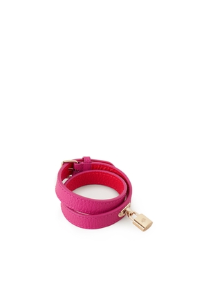 Mulberry Women's Double Leather Bracelet - Mulberry Pink-Coral