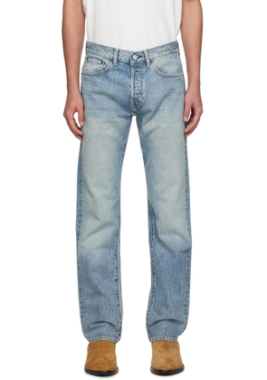 Re/Done Blue 50s Straight Jeans