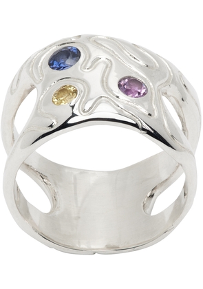 octi Silver Globe 02 Ring