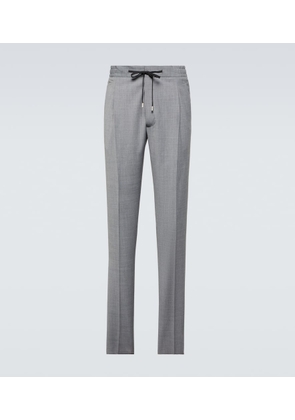Lardini Easy Wear wool-blend straight pants