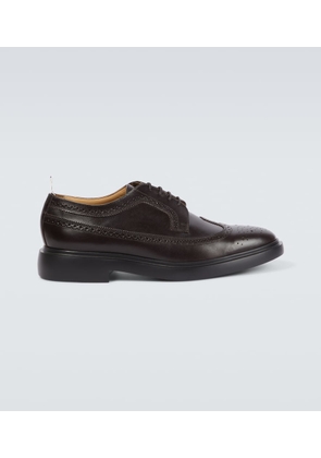 Thom Browne Longwing leather derby shoes
