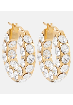 Amina Muaddi Jah crystal-embellished hoop earrings