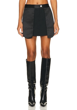 Helmut Lang Short Skirt in Black - Black. Size 2 (also in 0, 6, 8).