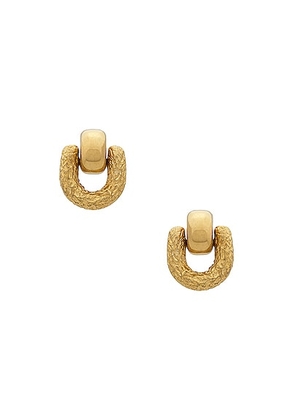 TOM FORD Cosmo Earrings in Vintage Gold - Metallic Gold. Size all.