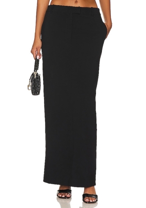 NBD Tia Maxi Skirt in Black. Size L, M, S.