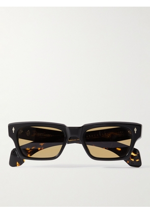 Jacques Marie Mage - Ashcroft Rectangular-Frame Tortoiseshell Acetate Sunglasses - Men - Tortoiseshell
