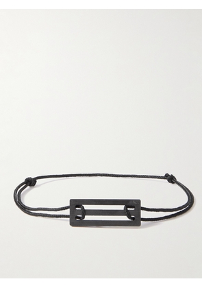 Le Gramme - 1.7g Cord and Ceramic Bracelet - Men - Black