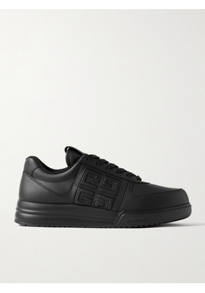 Givenchy - G4 Logo-Embossed Leather Sneakers - Men - Black - EU 40