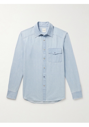 Paul Smith - Cotton-Chambray Western Shirt - Men - Blue - S