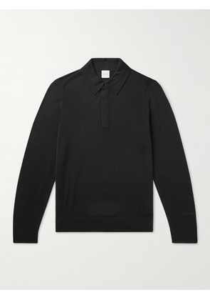 Paul Smith - Merino Wool Polo Shirt - Men - Black - M