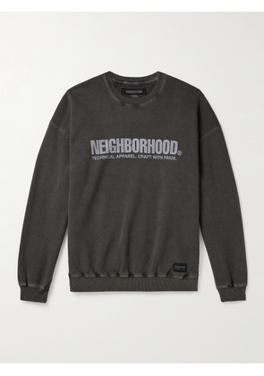Neighborhood - Logo-Print Cotton-Jersey Sweatshirt - Men - Gray - S