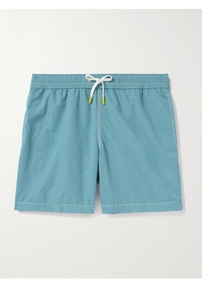 Hartford - Straight-Leg Mid-Length Swim Shorts - Men - Blue - S