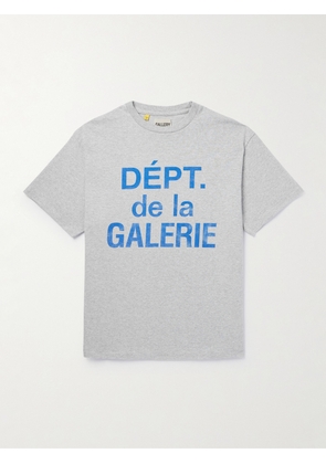Gallery Dept. - Logo-Print Cotton-Blend Jersey T-Shirt - Men - Gray - XS