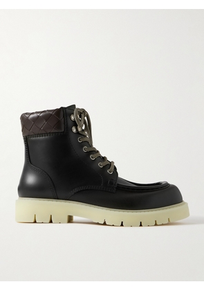 Bottega Veneta - Haddock Leather Ankle Boots - Men - Black - EU 42