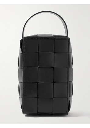 Bottega Veneta - Intrecciato Leather Wash Bag - Men - Black