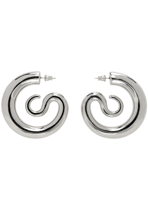 Panconesi Silver Serpent Earrings