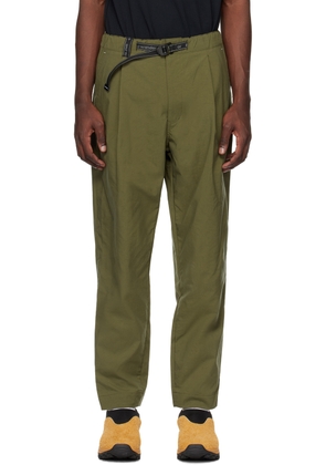 and wander Khaki Tapered Trousers