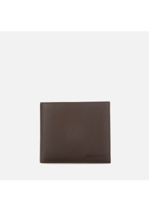 Barbour Heritage Men's Amble Leather Billfold Wallet - Dark Brown