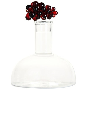 Maison Balzac Bordeaux Wine Decanter in Clear & Amber - Red. Size all.