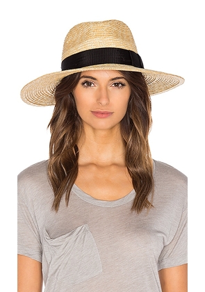Brixton Joanna Hat in Nude. Size S, XL.