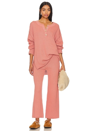 Free People Hailey Set in Rose. Size M, S.