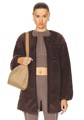The North Face Extreme Pile Coat in Coal Brown - Brown. Size XS (also in M, S).