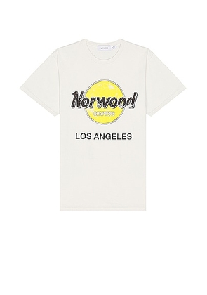 Norwood Hardrock Tee in Heather Grey - Cream. Size S (also in L, M, XL/1X).