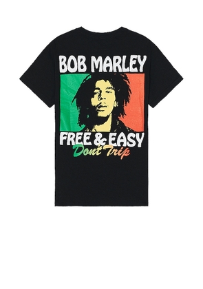 Free & Easy Bob Marley Natty Dread Tee in Black. Size XL/1X.