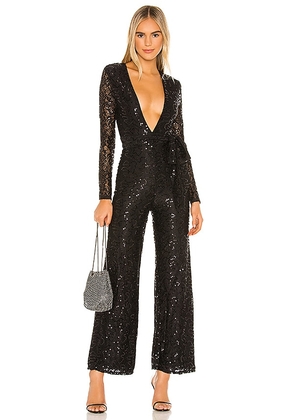 Lovers and Friends Leighton Jumpsuit in Black. Size M, XS, XXS.