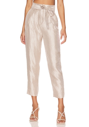Joie Montgomery Pant in Metallic Neutral. Size 8.