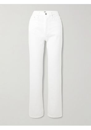 TOTEME - High-rise Straight-leg Organic Jeans - Off-white - 24,25,26,27,28,29,30