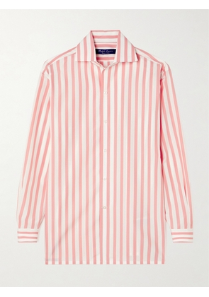 Ralph Lauren Collection - Capri Striped Cotton-poplin Shirt - Pink - US0,US2,US4,US6,US8,US10,US12,US14