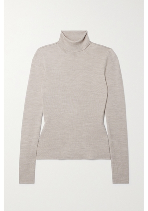 Gabriela Hearst - May Wool, Cashmere And Silk-blend Turtleneck Sweater - Neutrals - x small,small,medium,large,x large