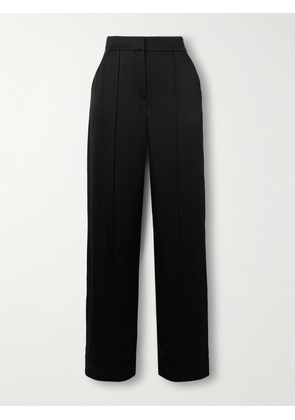 SIMKHAI - Kyra Satin Wide-leg Pants - Black - US0,US2,US4,US6,US8,US10,US12