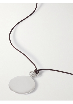 Sophie Buhai - + Net Sustain Fob Silver Cord Necklace - One size