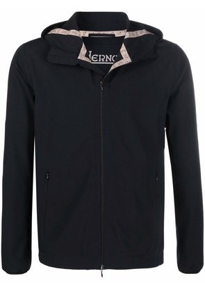 Herno zip-up hooded jacket - Black
