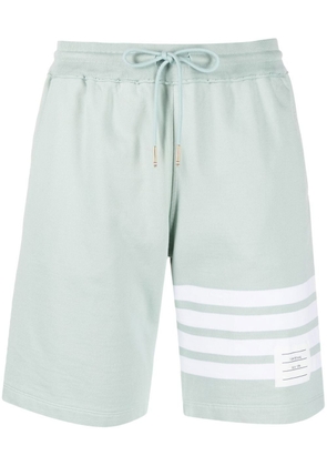 Thom Browne 4-Bar stripe track shorts - Green