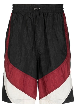 MARANT colour-block shell track shorts - Black