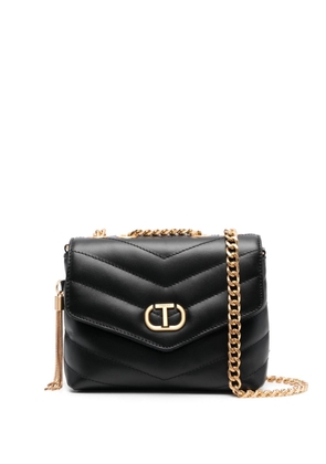 TWINSET small Dreamy leather shoulder bag - Black