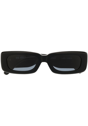 Linda Farrow Mini Marfa rectangular sunglasses - Black