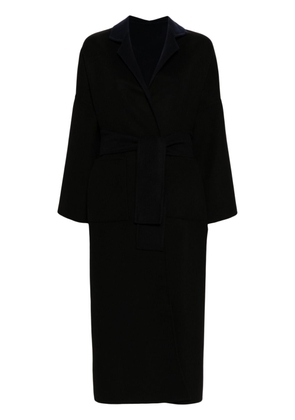 Daniela Gregis belted wool coat - Black
