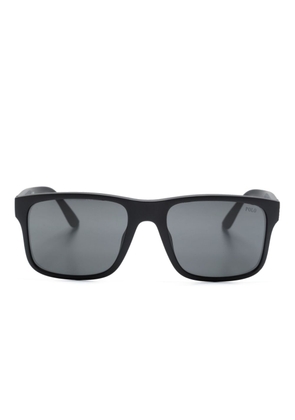 Polo Ralph Lauren square-frame matte sunglasses - Black