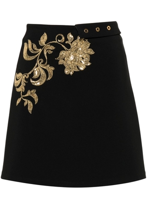 Murmur Radiant sequin-embellished skirt - Black