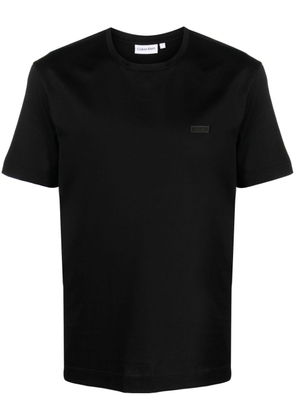 Calvin Klein logo-patch cotton T-shirt - Black