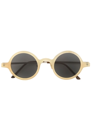 Uma Wang tinted round-frame sunglasses - Brown