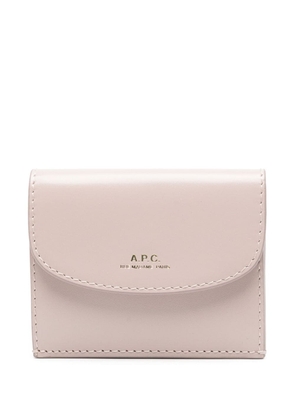 A.P.C. Genève trifold wallet - Pink