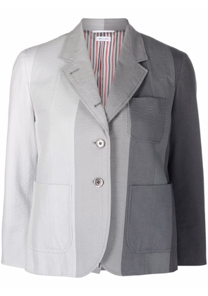 Thom Browne colour block jacket - Grey
